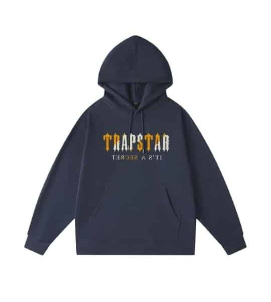 Sudadera Trapstar Decoded dorada tuna con diseño urbano