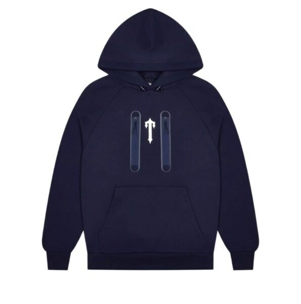 Sudadera Trapstar Irongate T Tech negra con cremallera frontal