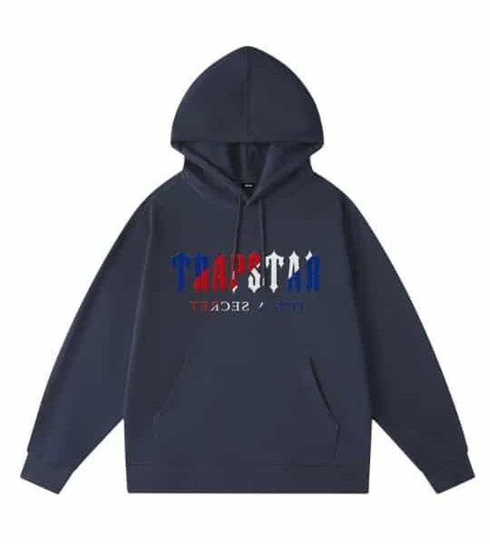 Sudadera Trapstar Decoded color rojo tuna original