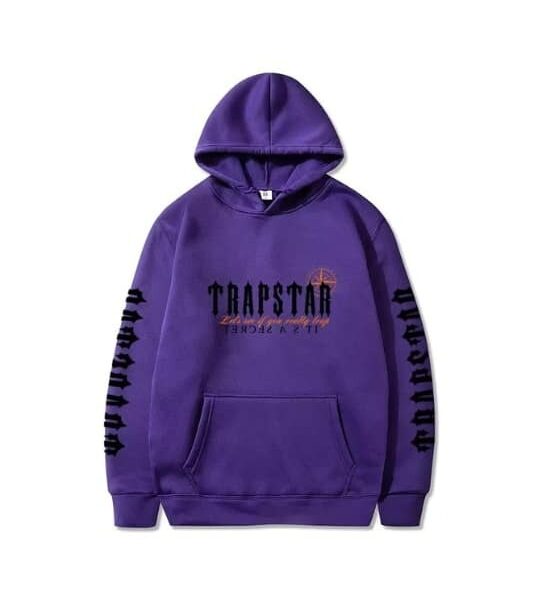 Sudadera Trapstar Galaxy City color mora (mulberry) original