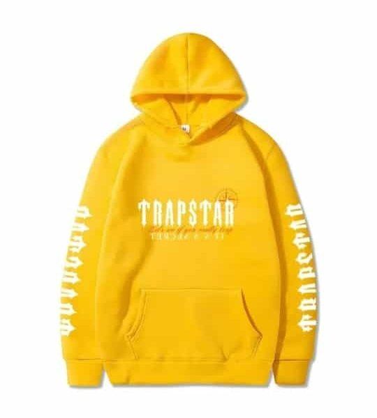 Sudadera Trapstar Galaxy City amarilla original