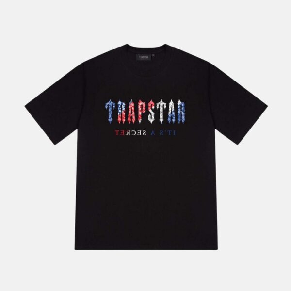 Camiseta Trapstar Decoded Paisley Revolution – Negra