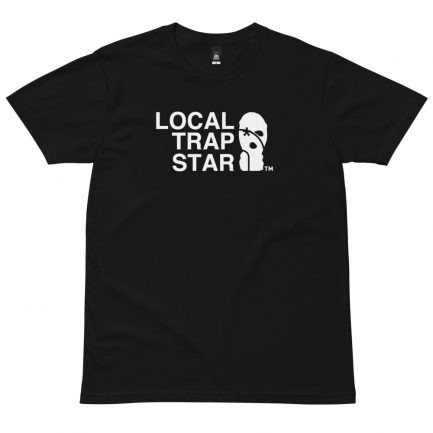 Camiseta Trapstar Local blanca con logotipo urbano en el pecho-lado frontal